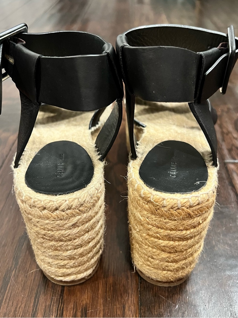 Authentic Celine Paris Wedge Women’s Sandals - Picture 5 of 9
